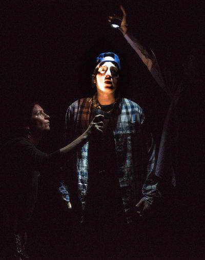 Emily Joy Weiner (left), Manny UreÃ±a (center), Camilo Almonacid (right) Photo