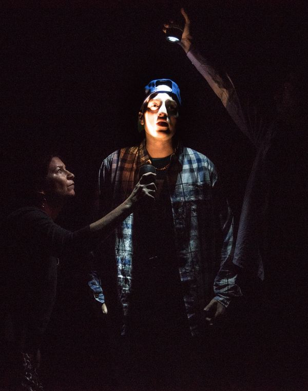 Emily Joy Weiner (left), Manny UreÃ±a (center), Camilo Almonacid (right) Photo