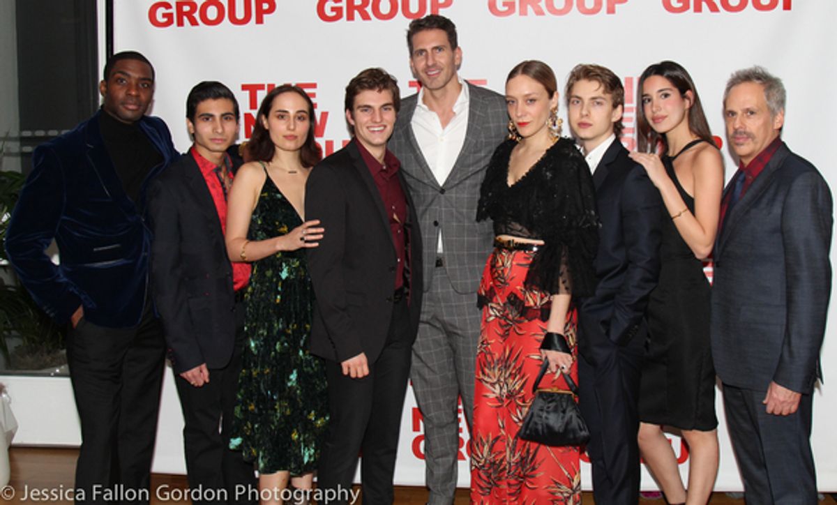 Jason Ziegler, Sepideh Ebrahim, and the cast of Downtown Race Riot at The New Group Celebrates Opening Night of DOWNTOWN RACE RIOT