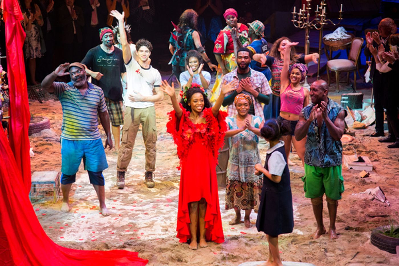 Photo Coverage: They Dance! ONCE ON THIS ISLAND Takes Opening Night Bows Photo Coverage: They Dance! ONCE ON THIS ISLAND Takes Opening Night Bows Image
