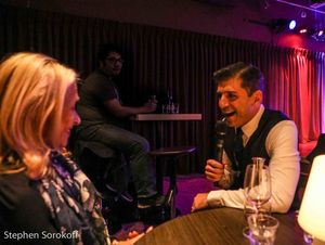 Lucky patron & Tony Yazbeck @ BroadwayWorld Lucky patron & Tony Yazbeck Photo