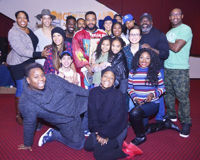 Grasan Kingsberry and Cast Photo