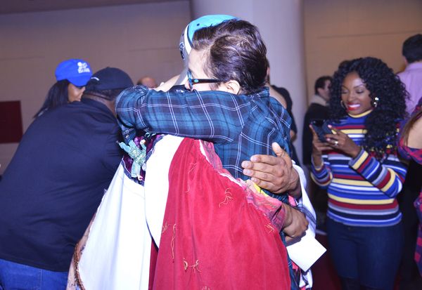 Lea Salonga and Gypsy Robe Recipient Grasan Kingsberry Photo