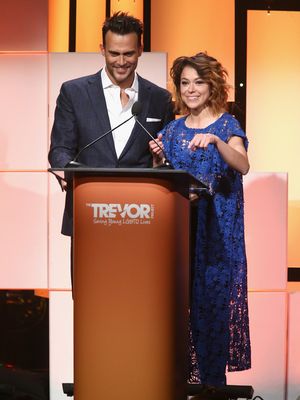 Cheyenne Jackson and Tatiana Maslany Photo