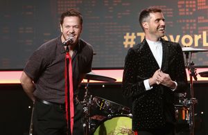 Dan Reynolds of Imagine Dragons and Tyler Glenn of Neon Trees Photo