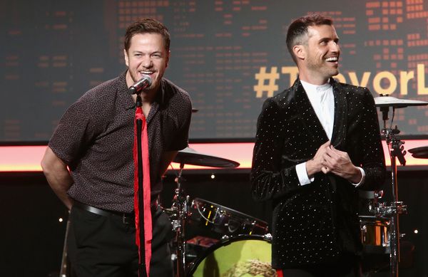 Dan Reynolds of Imagine Dragons and Tyler Glenn of Neon Trees Photo