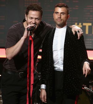 Dan Reynolds of Imagine Dragons and Tyler Glenn of Neon Trees Photo