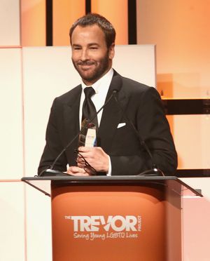 Honoree Tom Ford accepts the Hero Award Photo