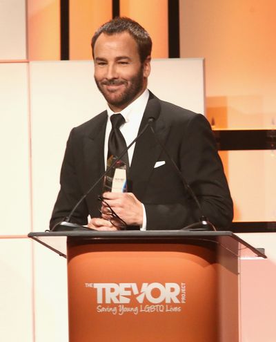 Honoree Tom Ford accepts the Hero Award Photo