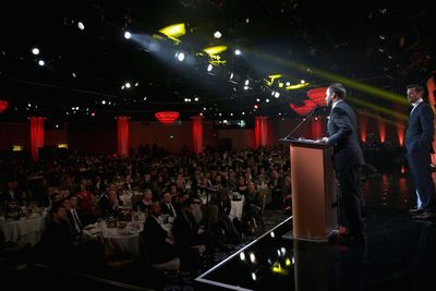 Honoree Tom Ford accepts the Hero Award Photo