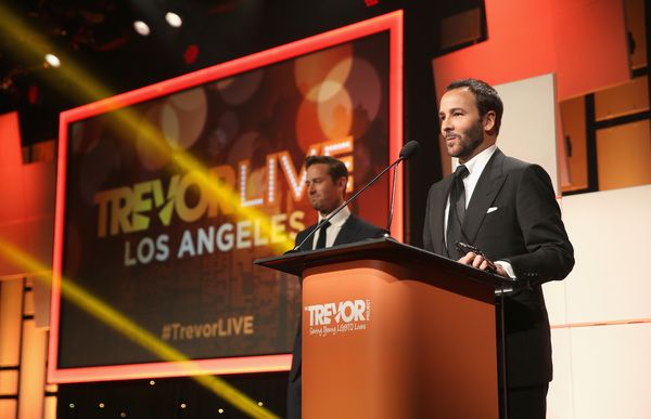 Honoree Tom Ford accepts the Hero Award Photo