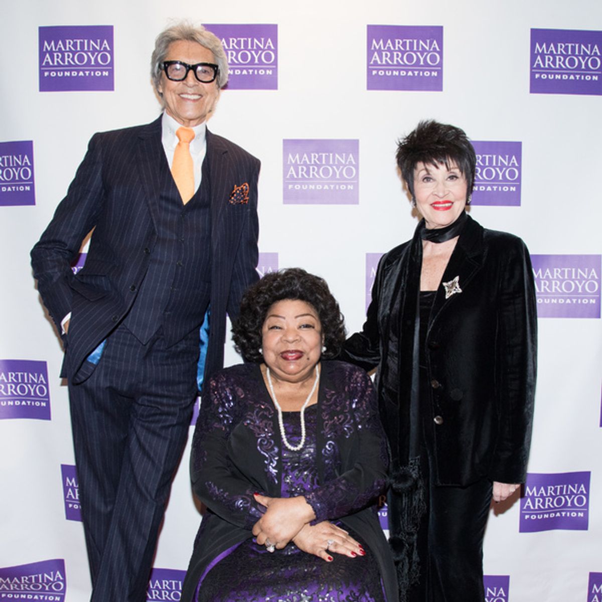 Tommy Tune, Martina Arroyo and Chita Rivera at 