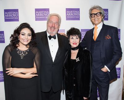 Ailyn Perez, James Morris, Chita Rivera and Tommy Tune Photo