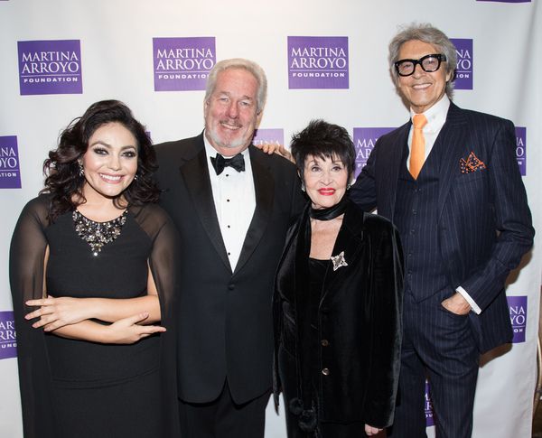 Ailyn Perez, James Morris, Chita Rivera and Tommy Tune Photo