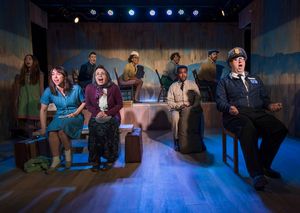 Nicole Laurenzi, Sarah Hayes, Stephen Allen and Anthony Kayer with (back, l to r) Maya Lou Hlava, Connor Baty, Brianna Buckley, LaShera Zenise Moore and Nick Druzbanski @ BroadwayWorld Nicole Laurenzi, Sarah Hayes, Stephen Allen and Anthony Kayer with (back, l to r) May Photo