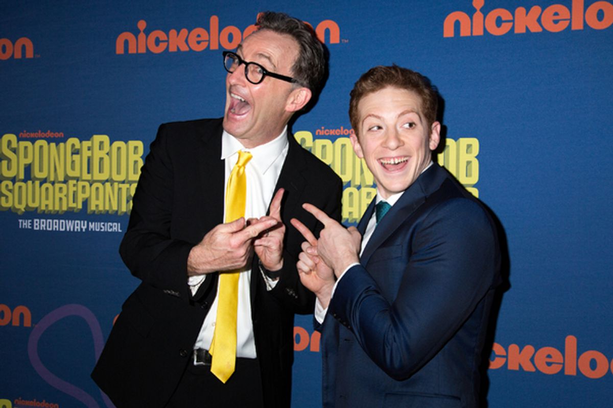 Tom Kenny, Ethan Slater at 