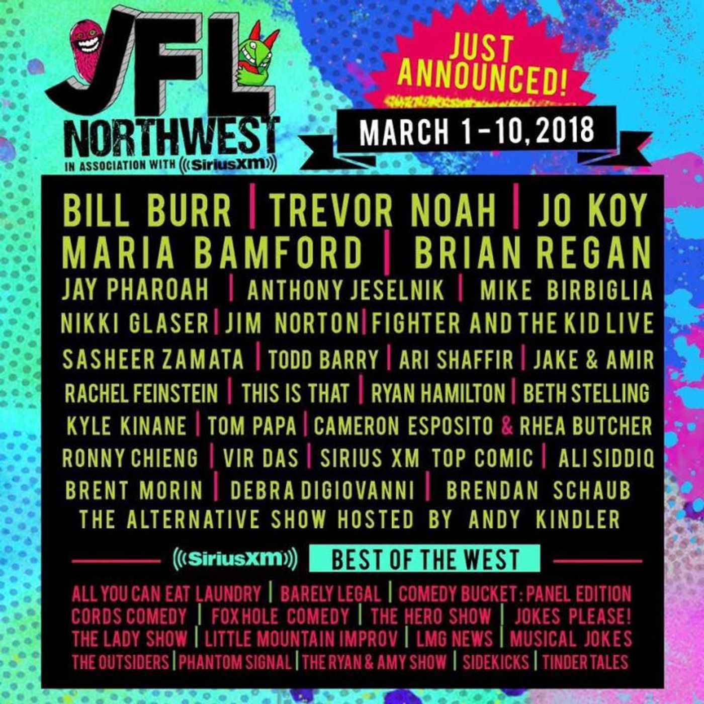 Vancouver's Comedy Festival JFL NorthWest Returns  Image