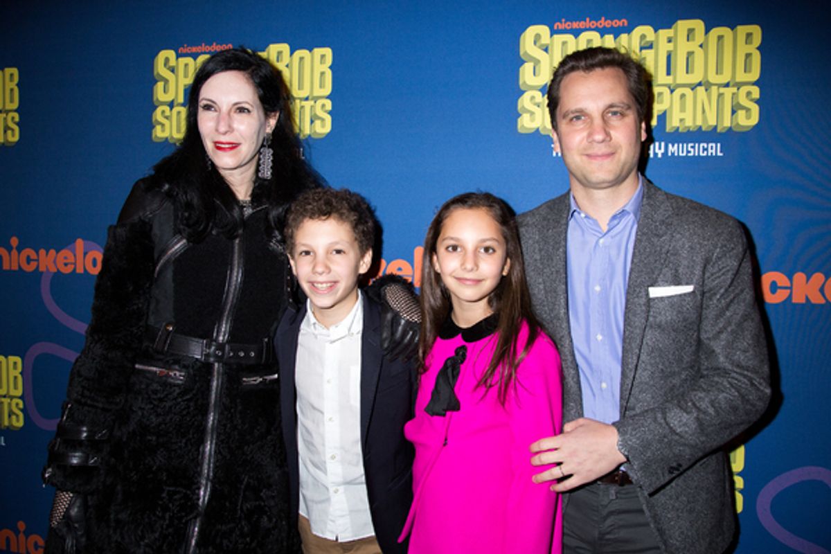Jill Kargman, Harry Kargman, and family at 