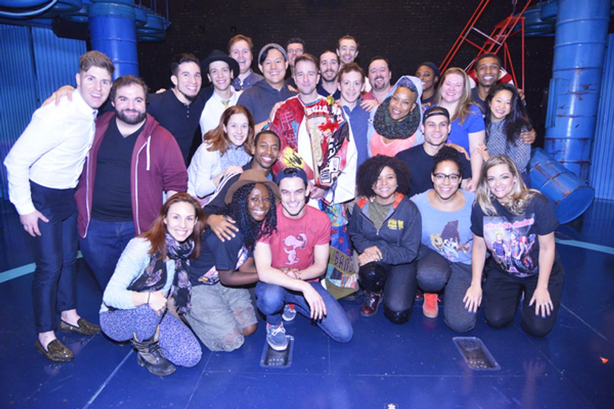 Curtis Holbrook  and cast at 