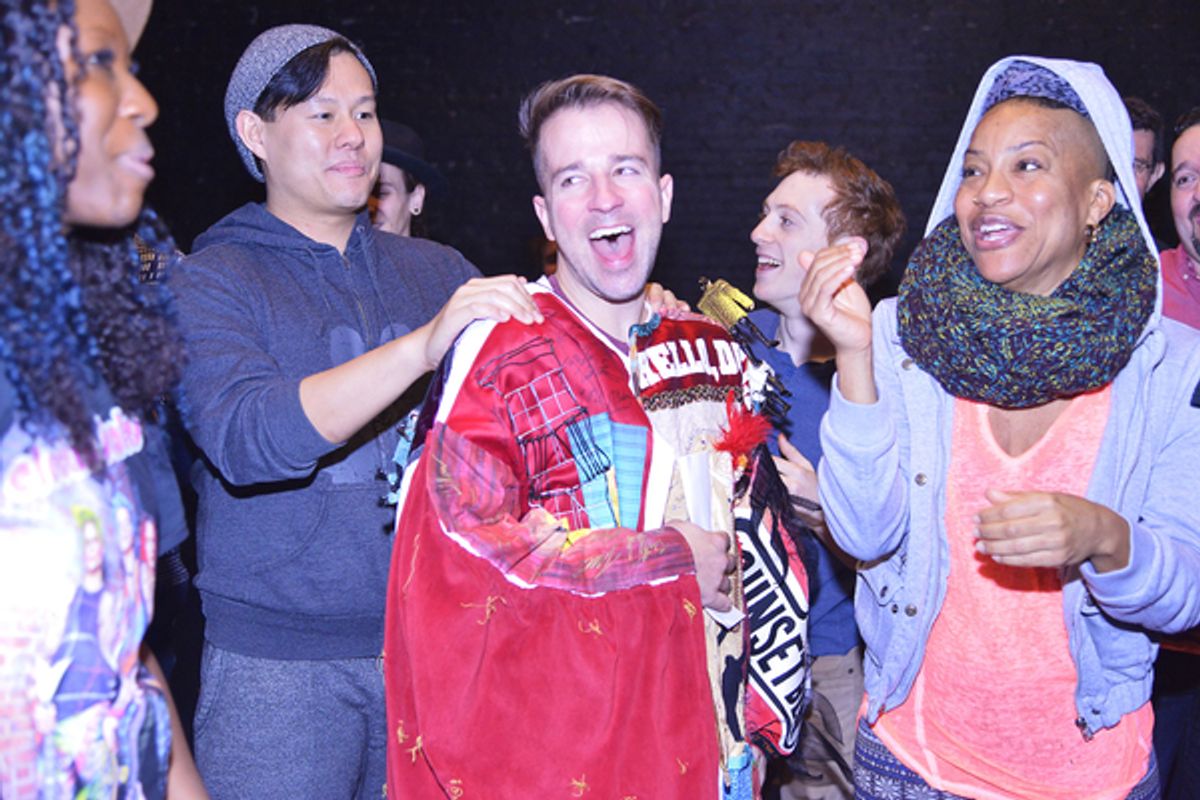 Curtis Holbrook  and cast at 