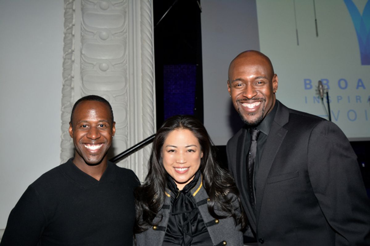 Marcus Paul James, Lisa Sun (Project Gravitas) and John Eric Parker at 