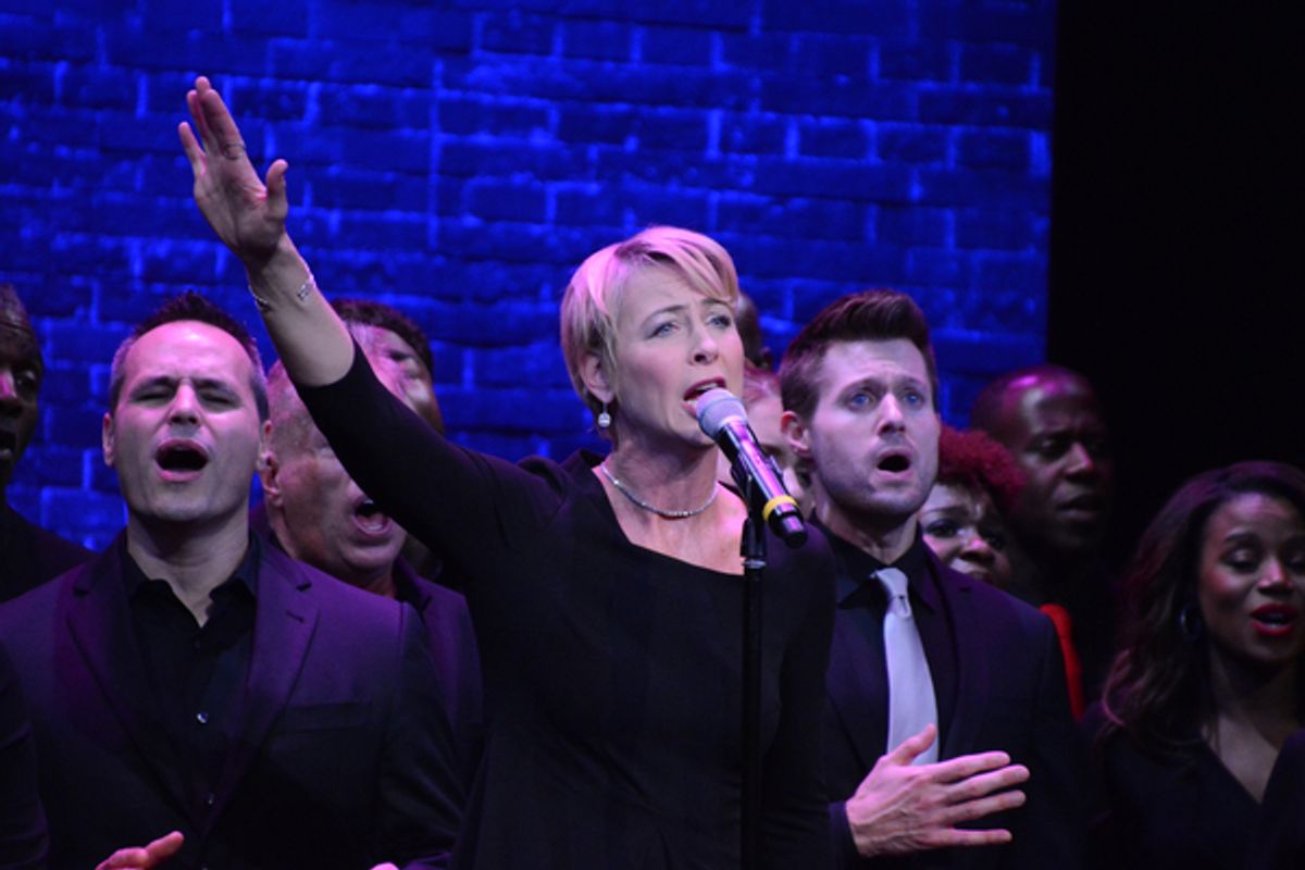 Lisa Lynne Mathis-Kirkpatrik at Broadway Inspirational Voices Gets Ready for the Holidays with RISE UP
