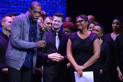 Michael McElroy and Schele WIlliams Photo