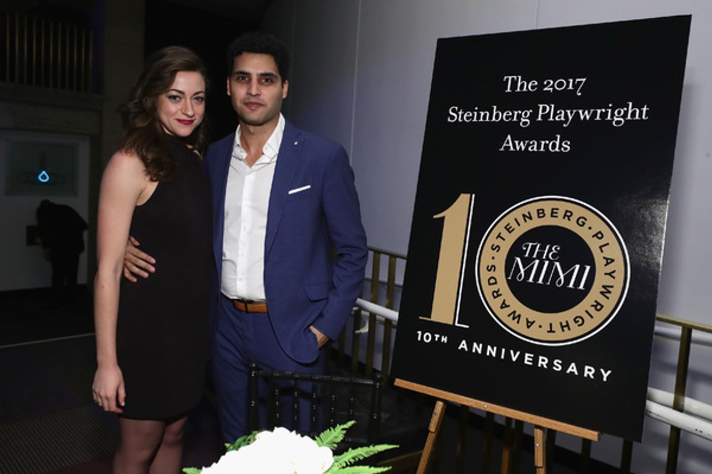 Photo Flash: Steven Pasquale, Lena Hall and More Celebrate 2017 Steinberg Honorees Ayad Akhtar and Lucas Hnath  Image