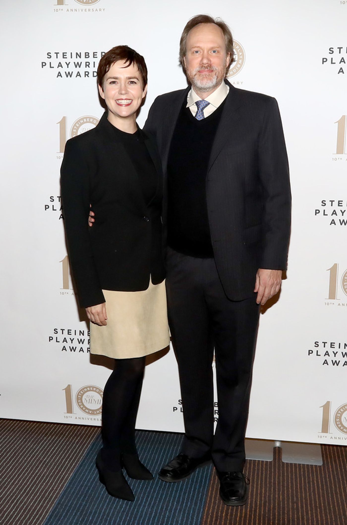 Photo Flash: Steven Pasquale, Lena Hall and More Celebrate 2017 Steinberg Honorees Ayad Akhtar and Lucas Hnath  Image