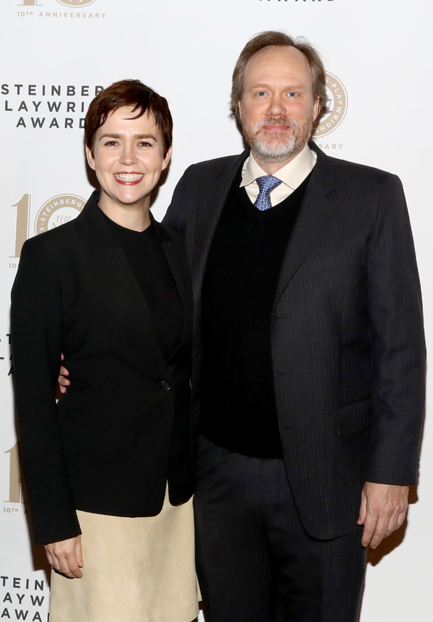 Photo Flash: Steven Pasquale, Lena Hall and More Celebrate 2017 Steinberg Honorees Ayad Akhtar and Lucas Hnath  Image