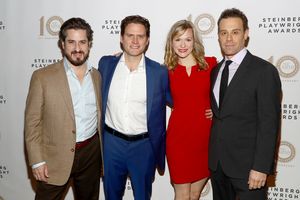 Matthew Saldivar, Steven Pasquale, Caroline Hewitt and Matt Rauch Photo