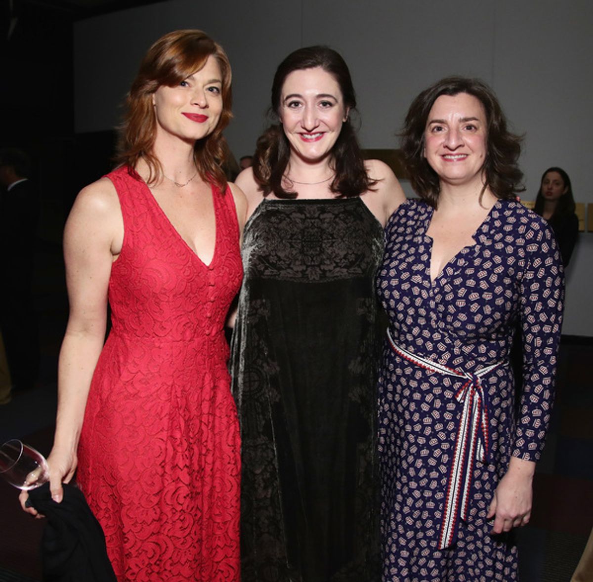 Katie Honaker, Jacquelyn Landgraf and Anya Saffir at 