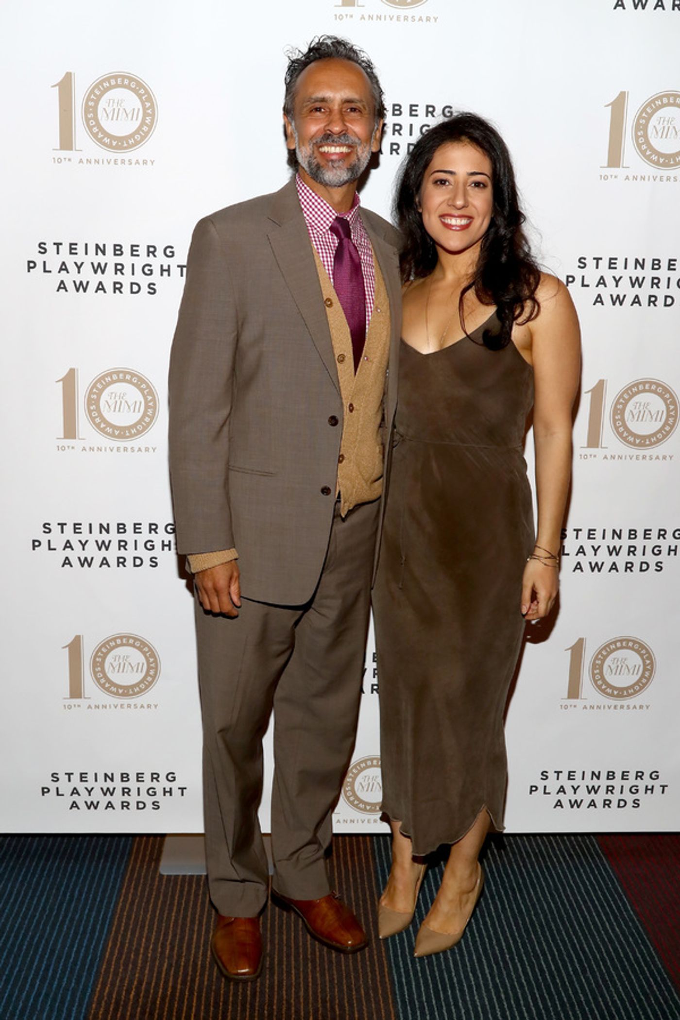 Photo Flash: Steven Pasquale, Lena Hall and More Celebrate 2017 Steinberg Honorees Ayad Akhtar and Lucas Hnath  Image