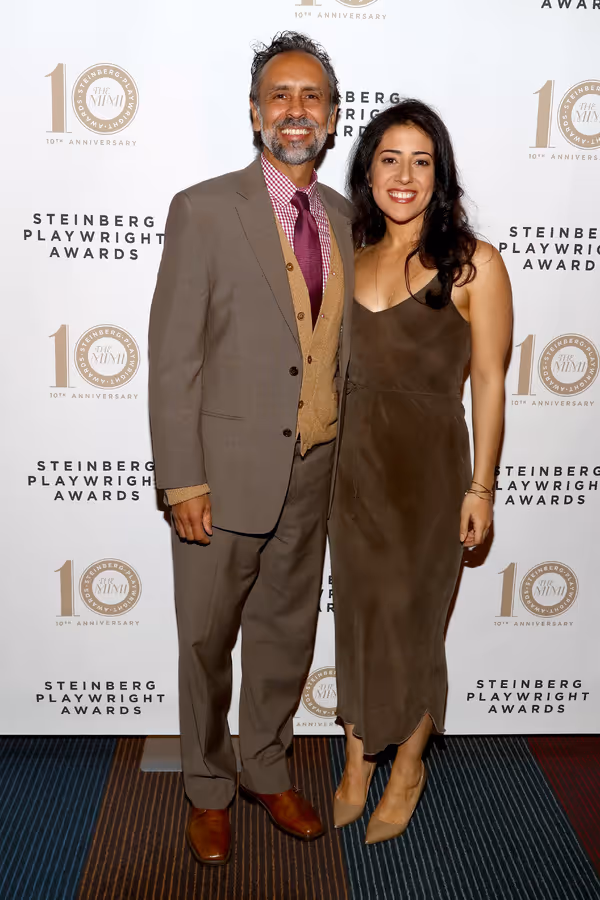 Bernard White and Nadine Malouf Photo