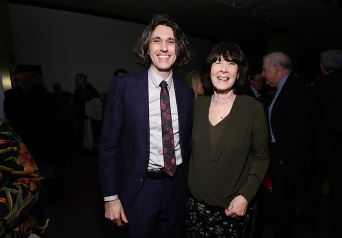 Honoree Lucas Hnath and Carole Krumland at 