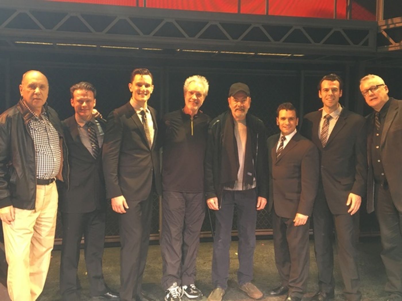 Photo Flash: Bob Gaudio & Neil Diamond Visit JERSEY BOYS Off-Broadway  Image