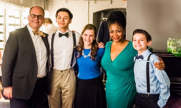 Brad Oscar, Sam Poon, Cherish Myers, Tonya Pinkins and Luca Padovan Photo
