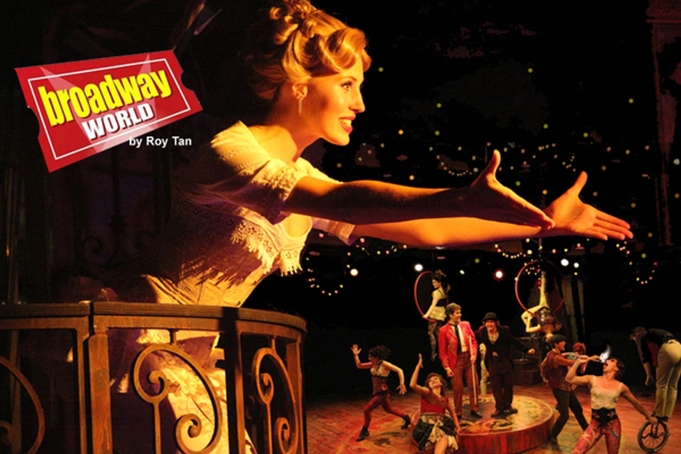 Photo Exclusive: More Acrobatic Shots from BARNUM at the Menier Chocolate Factory  Image