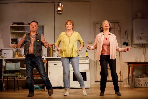 Ron Cook, Deborah Findlay and Francesca Annis Photo