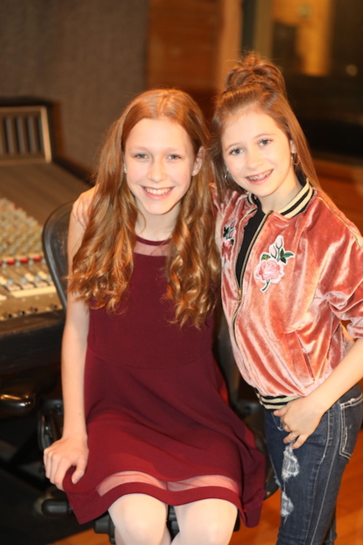 Clara Young, Elliana Walmsley at 