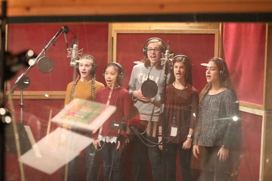 Photo Flash: Go Inside the Recording Studio with the Cast of Off-Broadway's DANCE DIVAS NUTCRACKER Image