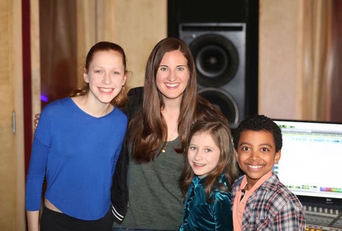 Clara Young, Laura Luc, Elliana Walmsley, Devin Trey Campbell at 