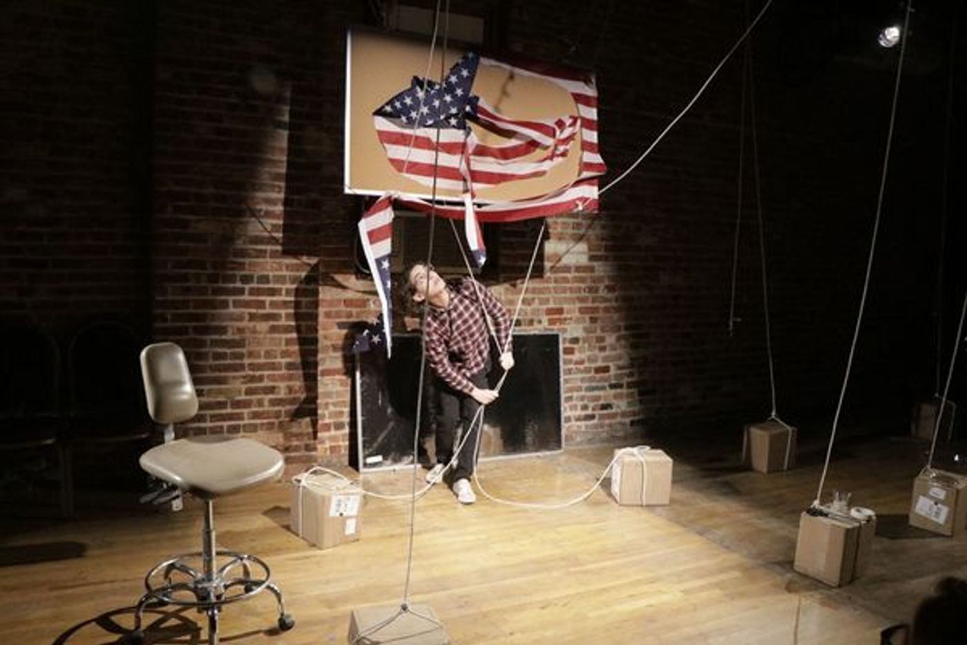 Photo Flash: The Brick Theater, Inc. presents UNTITLED AMERICAN FLAG CRAFT PROJECT Photo Flash: The Brick Theater, Inc. presents UNTITLED AMERICAN FLAG CRAFT PROJECT Image