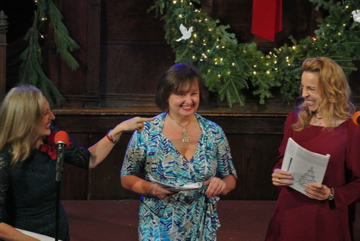 Broadway vets Paula Leggett Chase, Jennifer Allen, and Ellen Harvey join in the joy of the Sing Along.
 at 