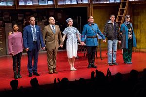 Rebecca Naomi Jones, Max Gordon Moore, Danny Burstein, Tina Benko, Zach Grenier, Stephen Stocking, Nadia Bowers @ BroadwayWorld Rebecca Naomi Jones, Max Gordon Moore, Danny Burstein, Tina Benko, Zach Grenier, Step Photo