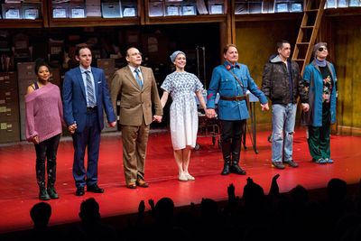 Rebecca Naomi Jones, Max Gordon Moore, Danny Burstein, Tina Benko, Zach Grenier, Step Photo