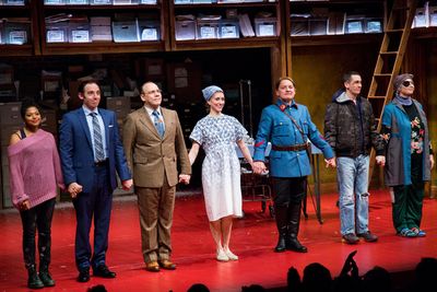 Rebecca Naomi Jones, Max Gordon Moore, Danny Burstein, Tina Benko, Zach Grenier, Step Photo