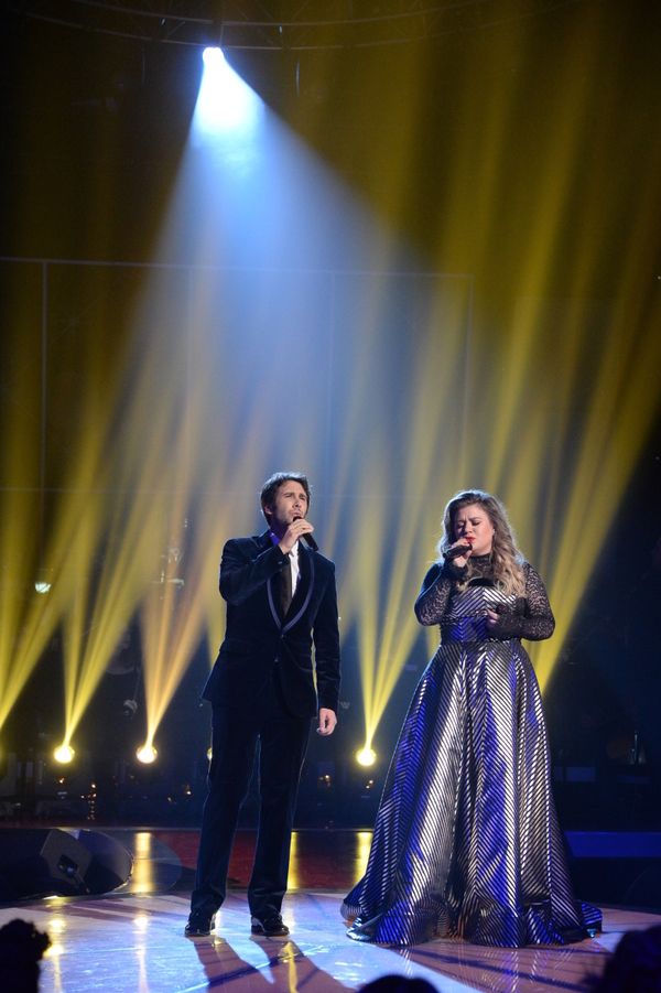 Josh Groban, Kelly Clarkson Photo