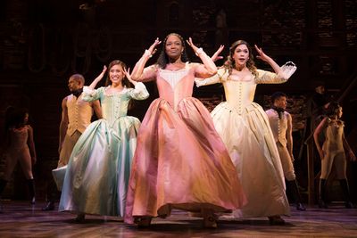l-r Rachelle Ann Go (Eliza), Rachel John (Angelica) and Christine Allado (Peggy) - Th Photo