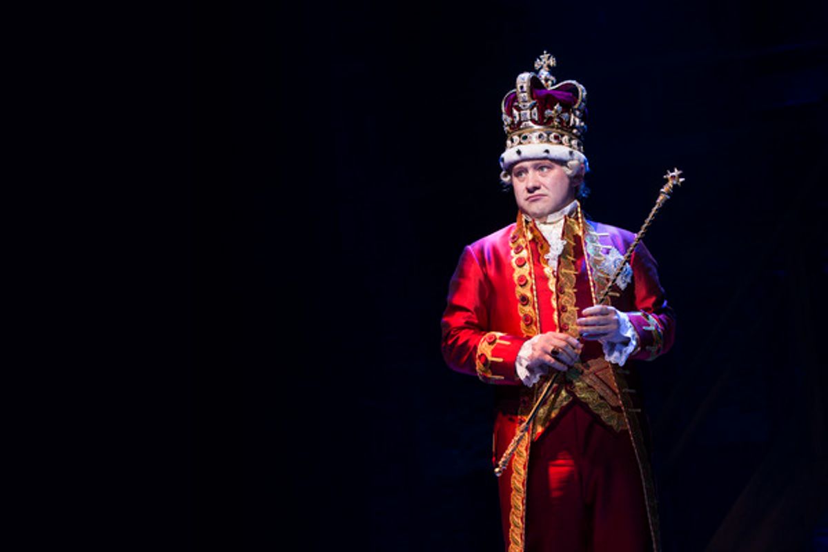 Michael Jibson (King George) - Photo credit Matthew Murphy at 